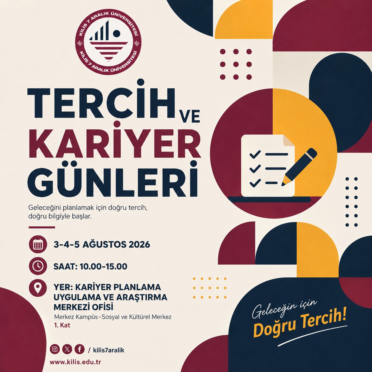 Tercih ve Kariyer Günleri