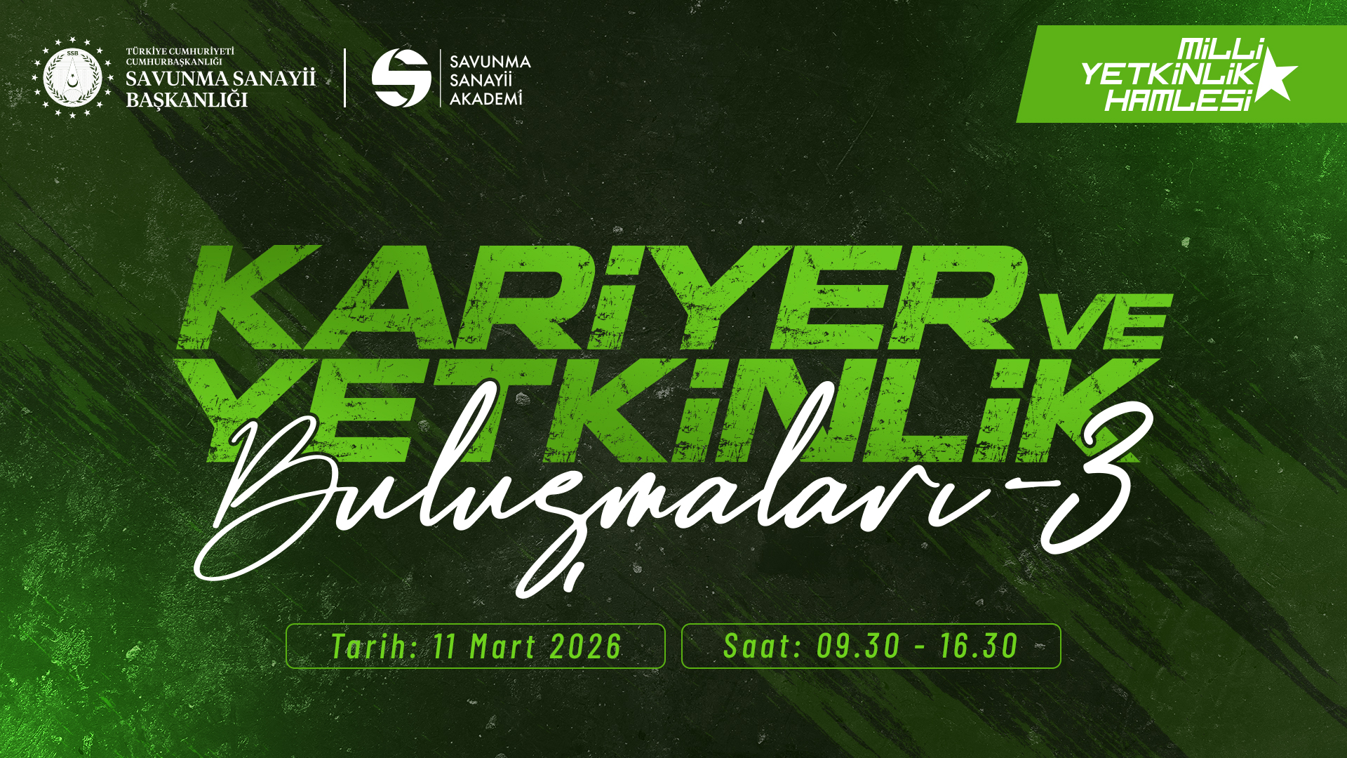 Kariyer ve Yetkinlik Buluşmaları-3 BAŞLIYOR!