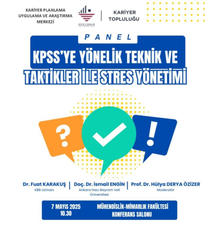 "KPSS’ye Yönelik Teknik ve Taktikler ile Stres Yönetimi"