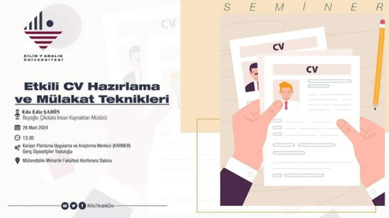 "Etkili CV Hazırlama ve Mülakat Teknikleri"